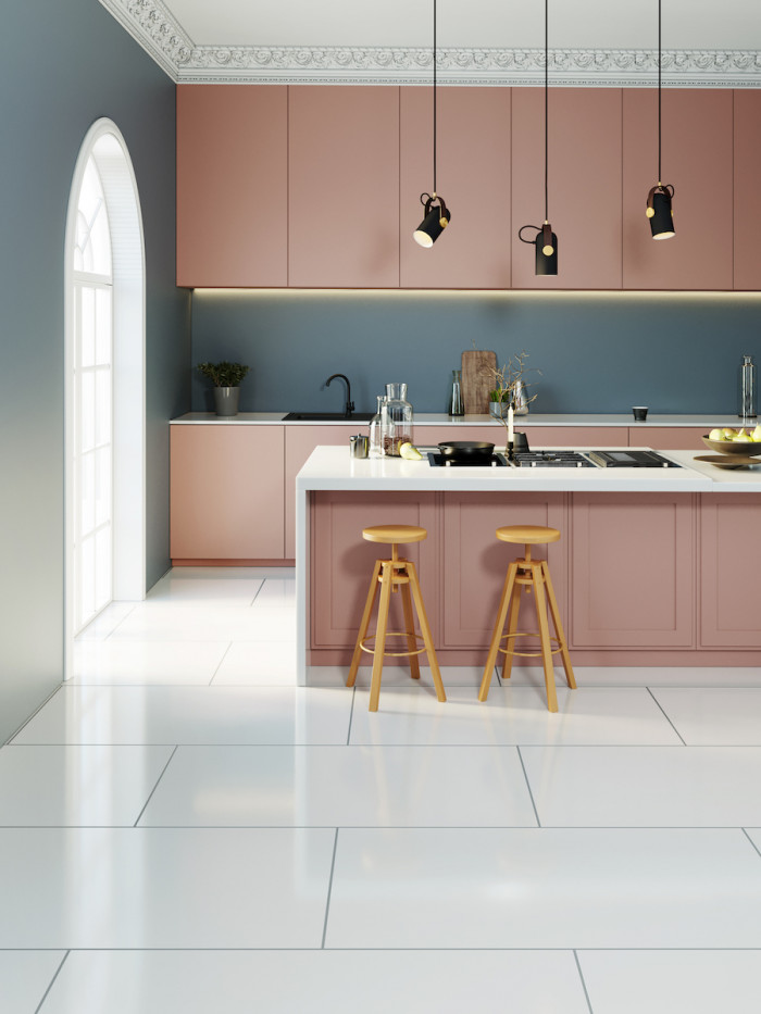 Everest White Gloss Porcelain Tile - 1200x600mm