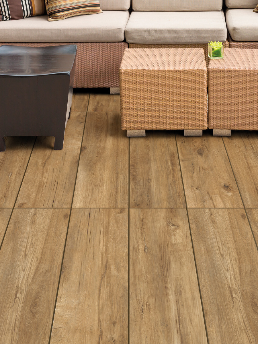 Antiqua Rovere Italian Tile - 1200x300x20mm