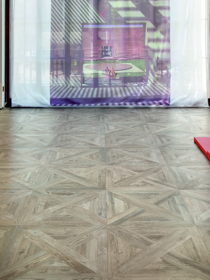 Baita Natural Italian Parquet Wood Effect Tile - 600x600x9mm