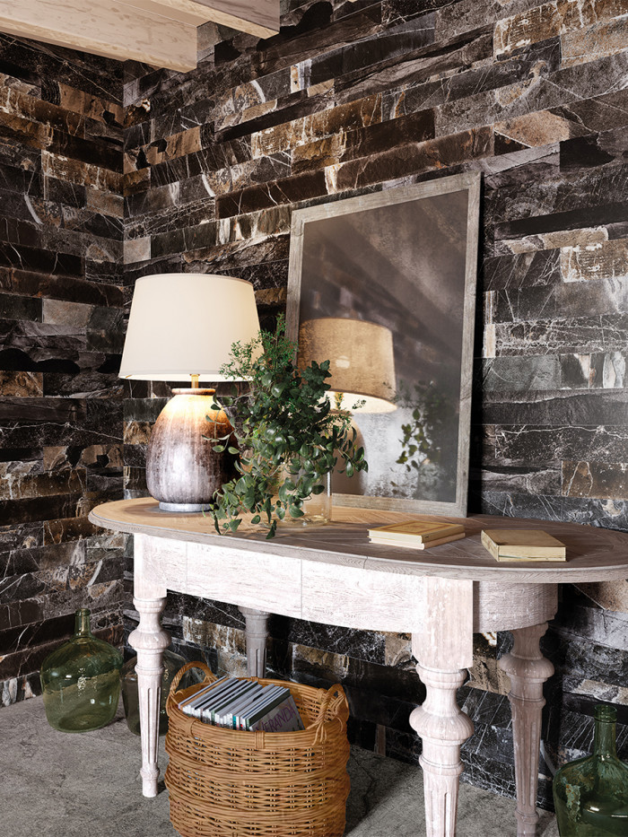 Bosco Nero Porcelain Tile - 100x600mm