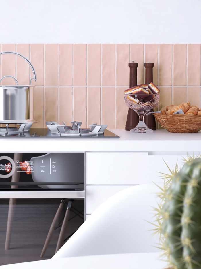 Boston Pink Gloss - 65x200mm