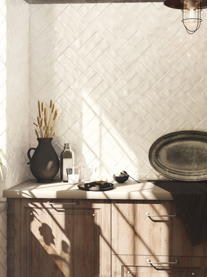 Boston Soft White Matt - 65x200mm