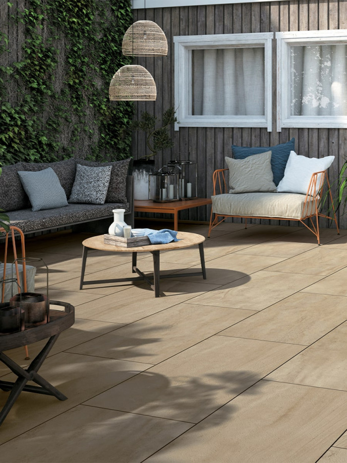 Bourgogne Italian Outdoor Porcelain Tile - 1200x600x20mm