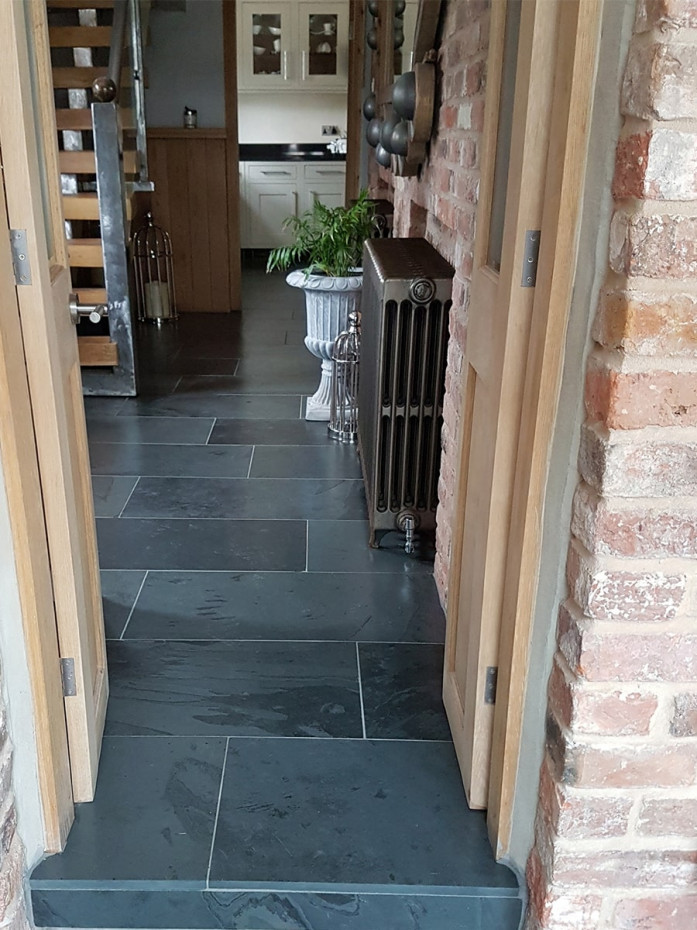 Brazil Nero Riven Slate - 800x400x10mm