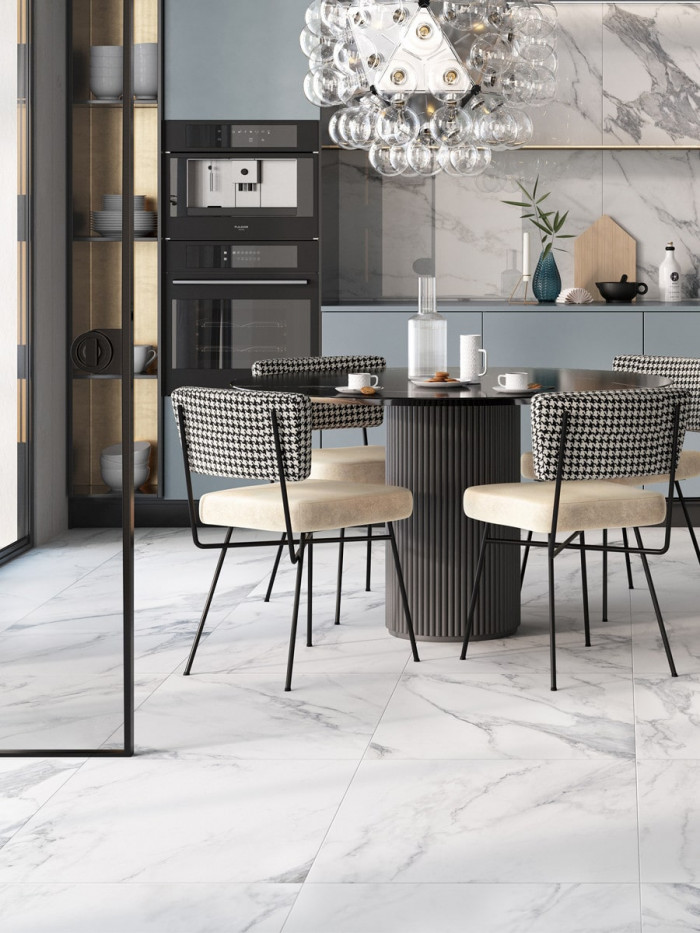 Calacatta Bianco Porcelain Tile - 800x800mm