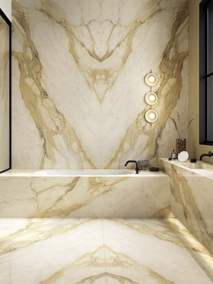 Calacatta Hermitage Extra Large Italian Porcelain Slabs - 1600x3200mm