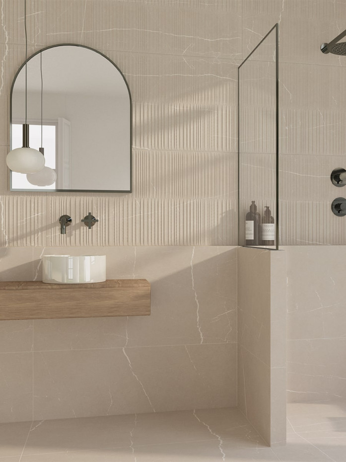 Concept Sand Decor Porcelain Tile - 1200x600mm (Last 2 Packs)