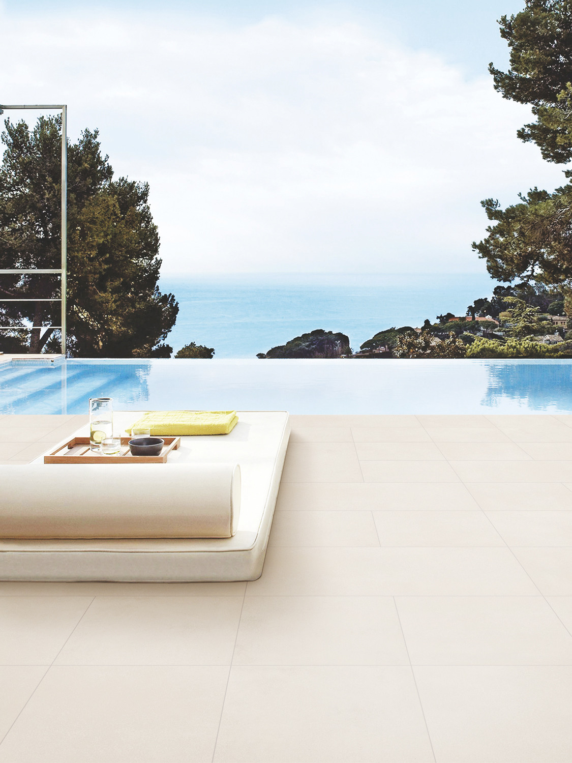 Florence Crema Porcelian Tile - 800x200x20mm