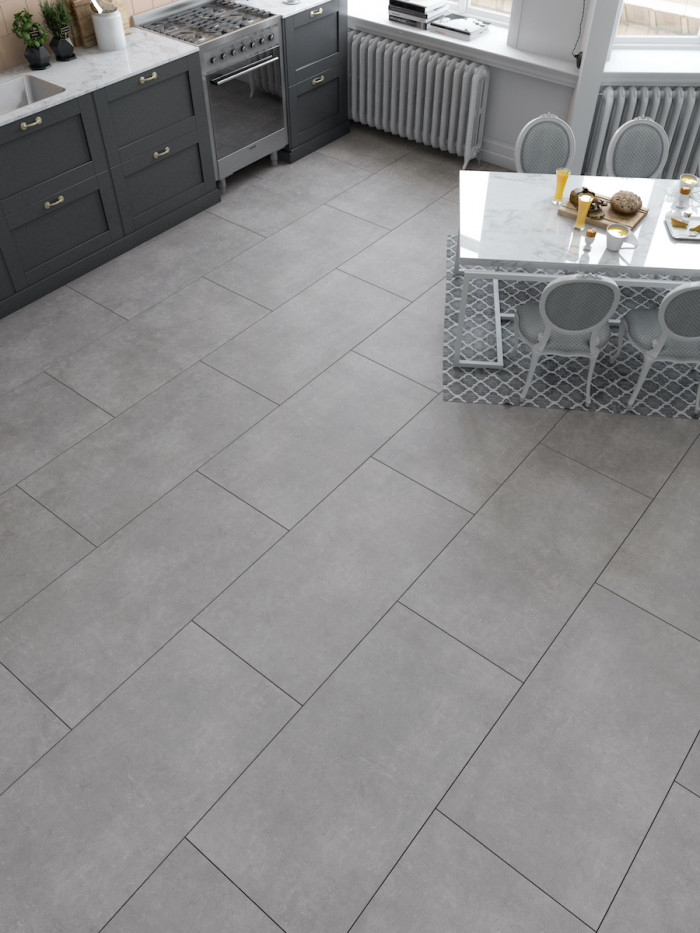 Ark Anthracite Porcelain Tile - 1200x600x9mm