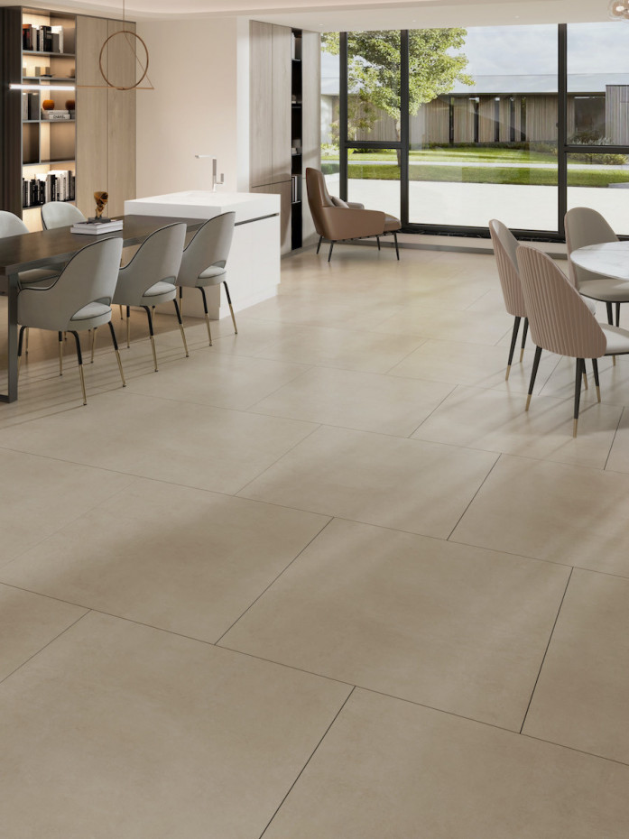 Eclispe Ivory Wall & Floor Porcelain Tile - 800x800mm