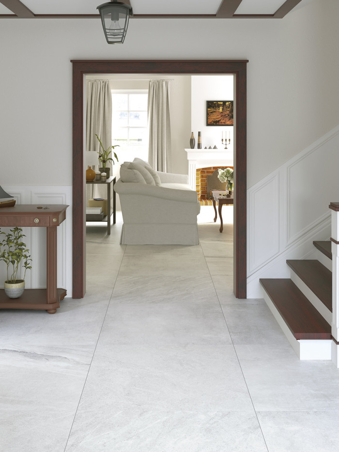 Idemo White Porcelain Tile - 1000x1000mm
