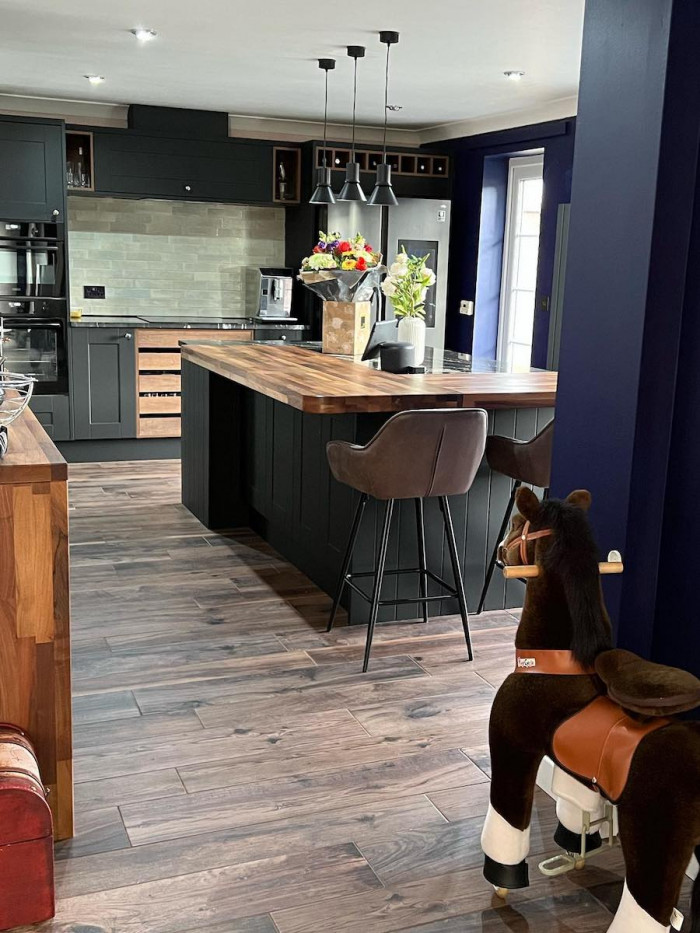 Living Noce Italian Wood Effect Floor Tile - 1000x205mm