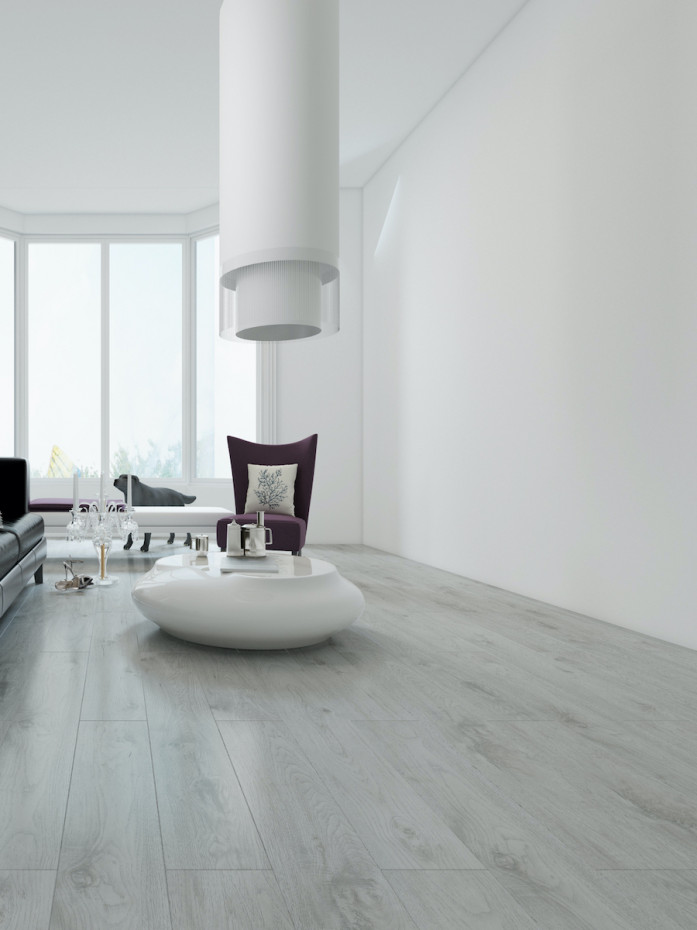 Light Grey Oak Luxury Vinyl Tiles - 1220x182(mm)