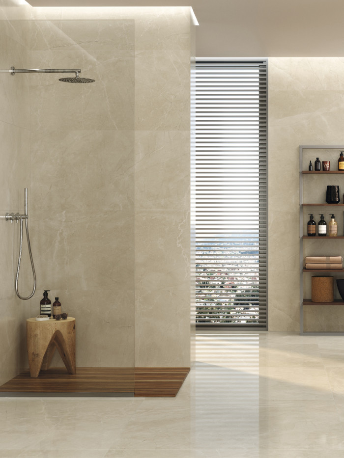Marfil Ivory Polished Porcelain Tile - 1200x1200mm