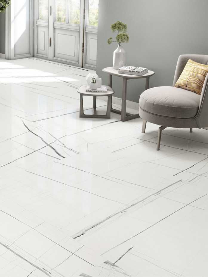 Marmo Venato Matt Porcelain Tile - 800x800mm