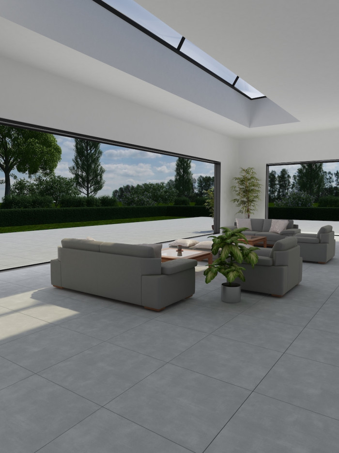 Milano Grey Anti Slip Tile - 800x800x9.5mm