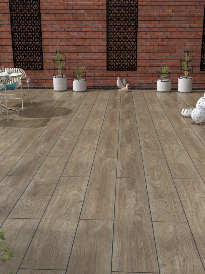 Nebraska Oak Outdoor Tile - 1200x300x20mm