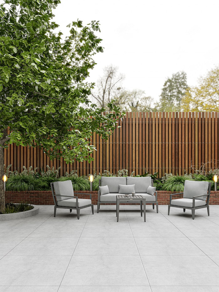 Nomade Grey Outdoor Porcelain - 1000x1000x20mm