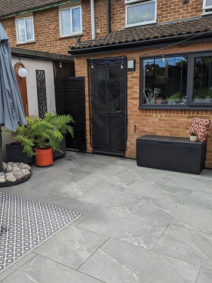 Roca Grey Outdoor Porcelain Paving Tiles - 900x600x16mm