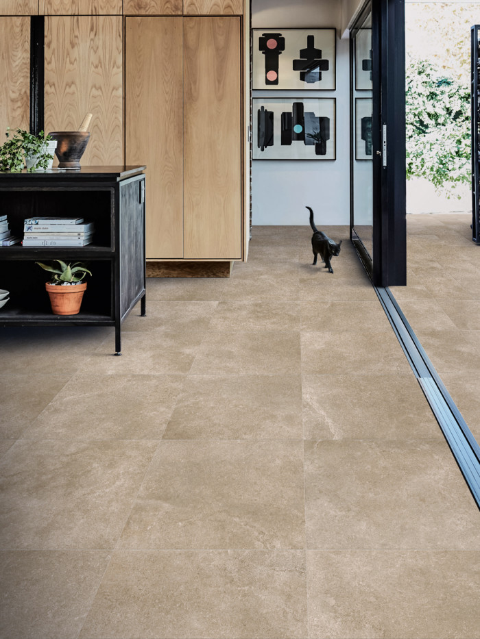 Stream Beige Italian Porcelain Tile - 600x600mm