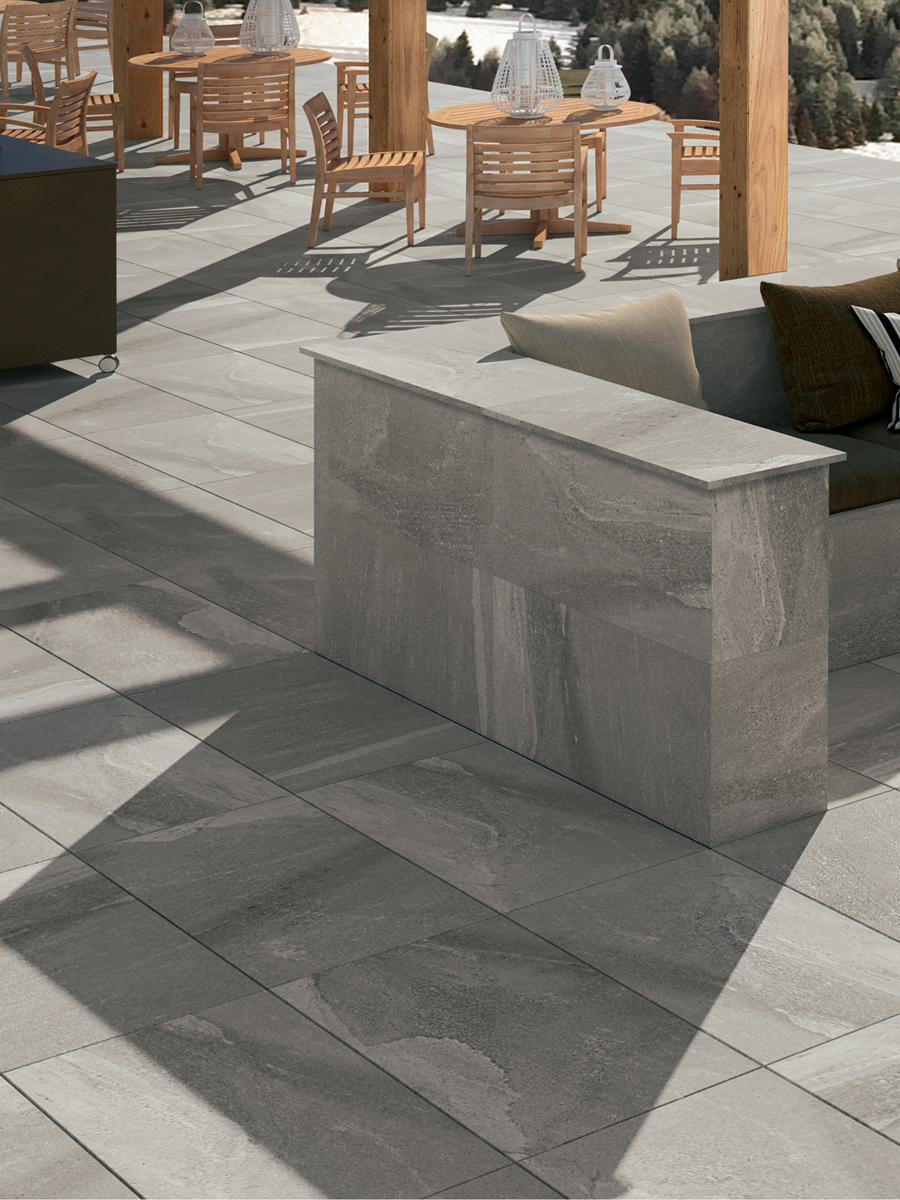 Beola Grigio Italian Tile - 1000x500x20mm