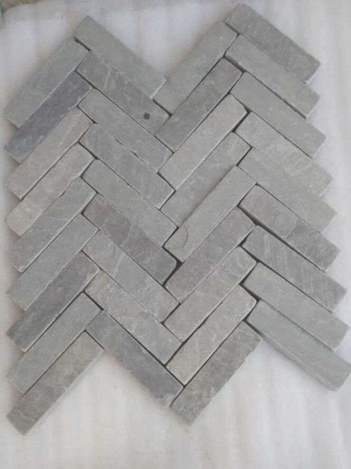 Kandla Grey Outdoor Sandstone Pavers - 200x50x40mm